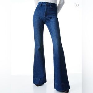 NWT AO.LA by alice + olivia Beautiful Bell Jeans, Trust Me, 29.